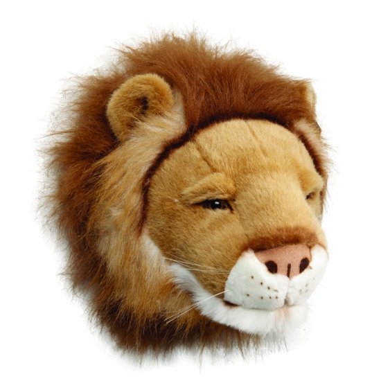 (bild för) Djurhuvud - Lejon - Klicka på bild för att stänga