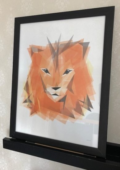 Poster Lejon - Klicka på bilden för att stänga