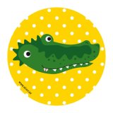 (bild för) Runt kort Krokodil
