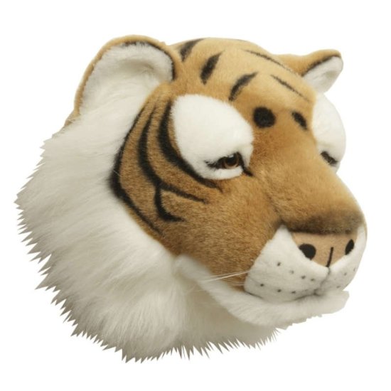 (bild för) Djurhuvud - Tiger - Klicka på bild för att stänga