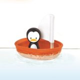 (bild för) Segelbåt med pingvin