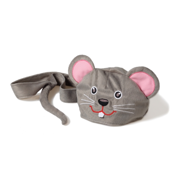 (bild för) Mössa och svans - mus - Klicka på bild för att stänga